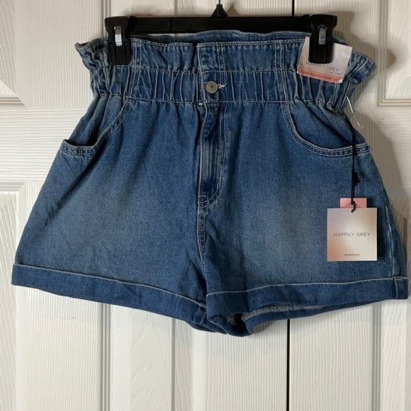 Happily Grey - Jean Shorts Size 5/27 - Picture 1 of 9